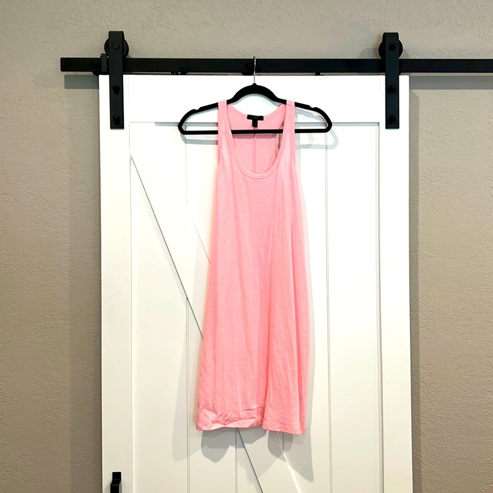 Pink cotton beach dress